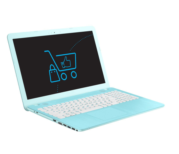 ASUS R541UA-DM1405D-8 i3-7100U/8GB/256SSD/DVD Błękitny - 358645 - zdjęcie 3